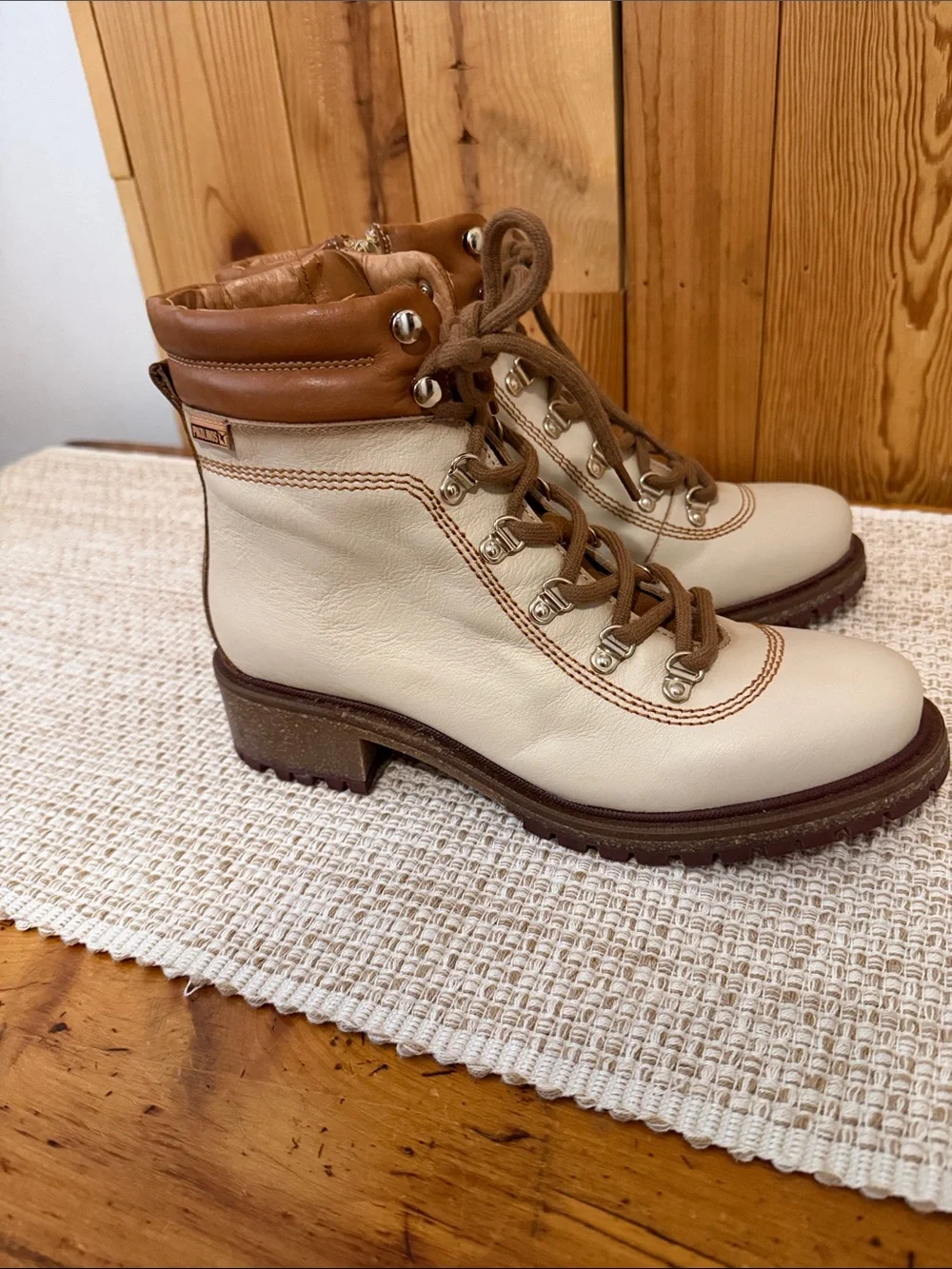 Pikolinos Aspe Leather lace-up/Zip-up Ankle Boots